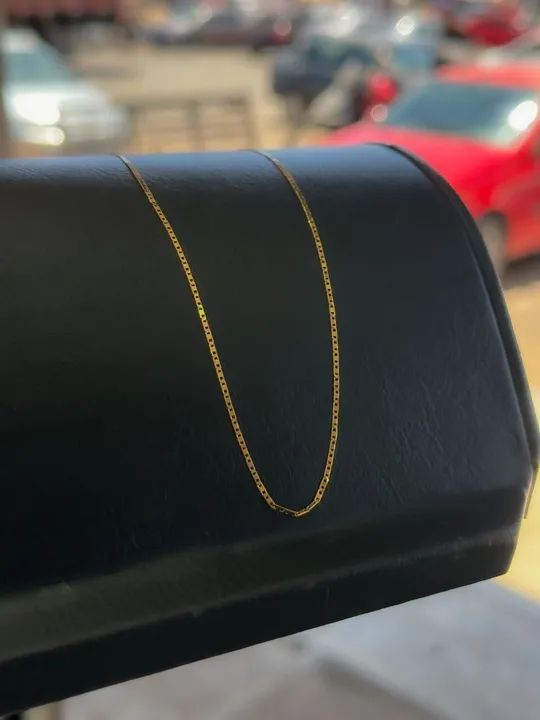 Colar Piastrine Ouro 18k - 45cm