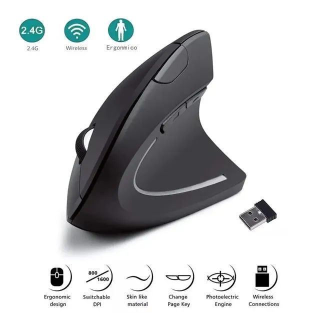 Mouse ergonômico  - Foto 5