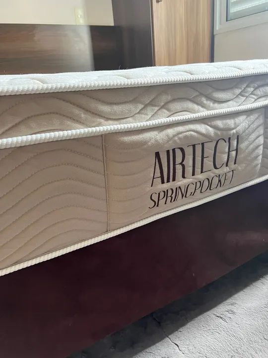 Cama Box Casal box e colchão - Ótimo estado! - Foto 2