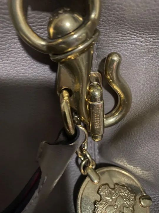 Bolsa de couro legítimo marca Bally - Foto 4