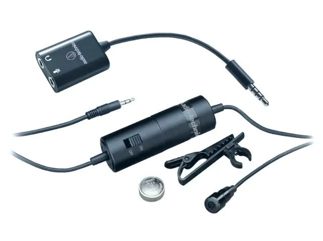 Microfone Lapela Audio-technica Para Entrevistas - Foto 2