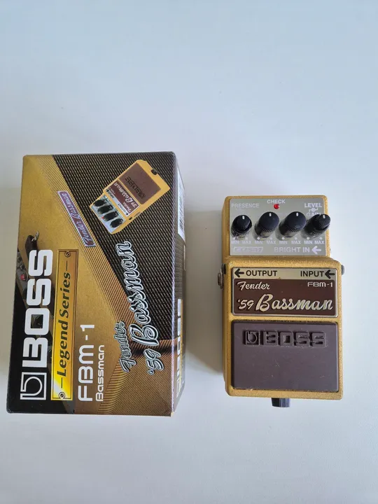 Pedal Boss Fbm-1 Fender '59 Bassman Overdrive