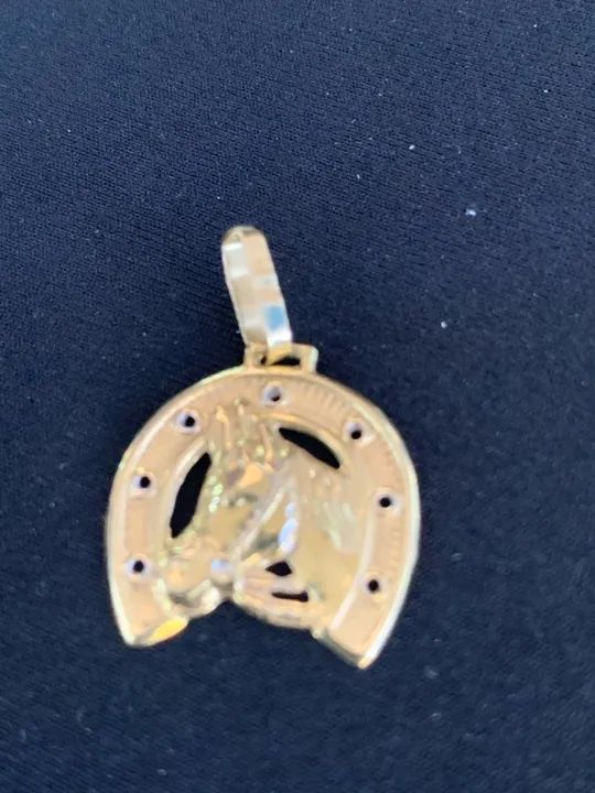 Pingente de ouro 18k, peça nova com certificado de garantia loja física