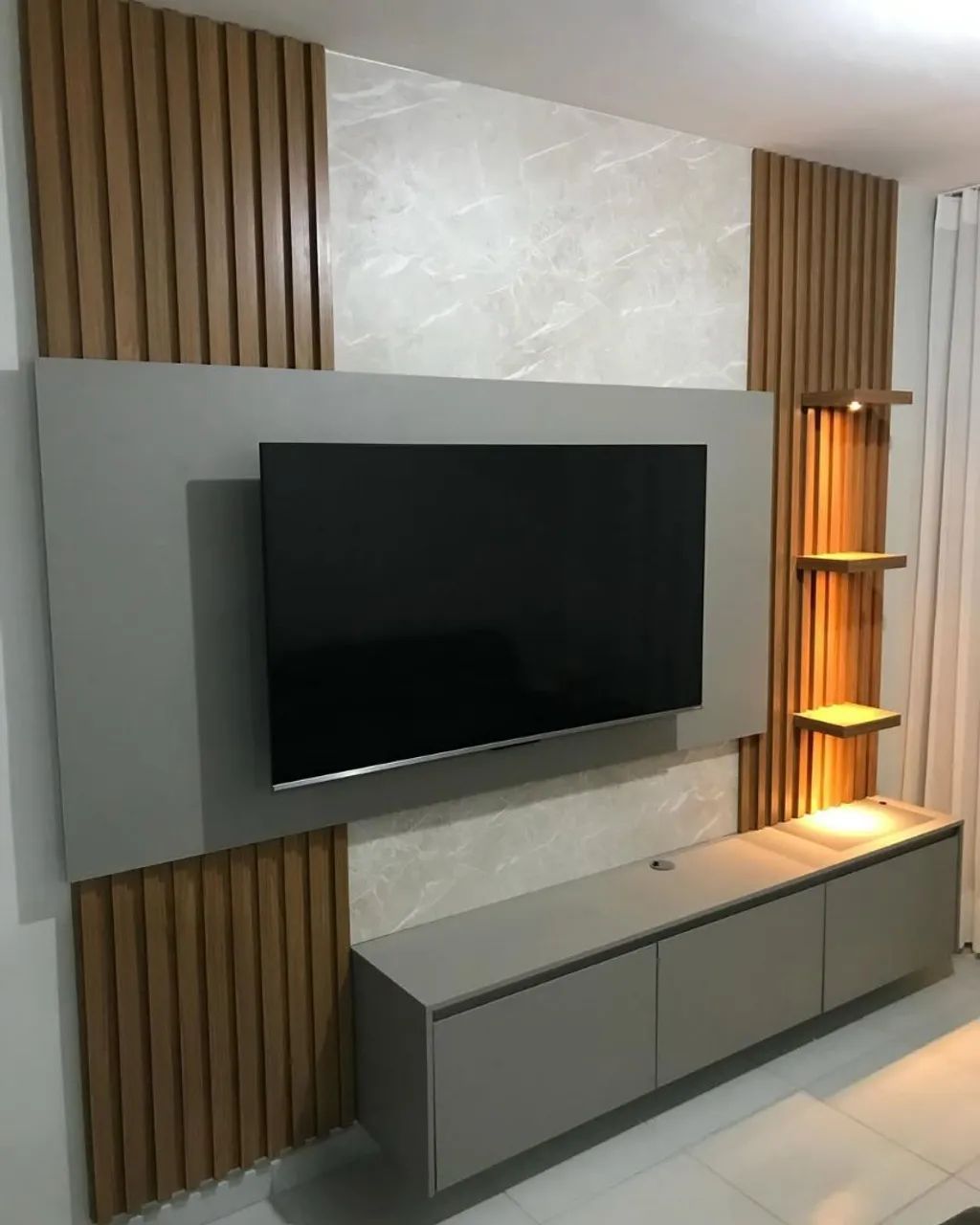 Rack para TV com Painel de MDF  - Foto 4