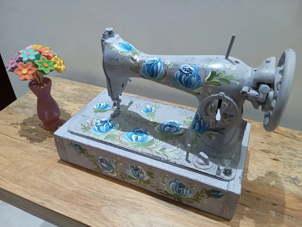Máquina de costura Vintage  - Foto 5