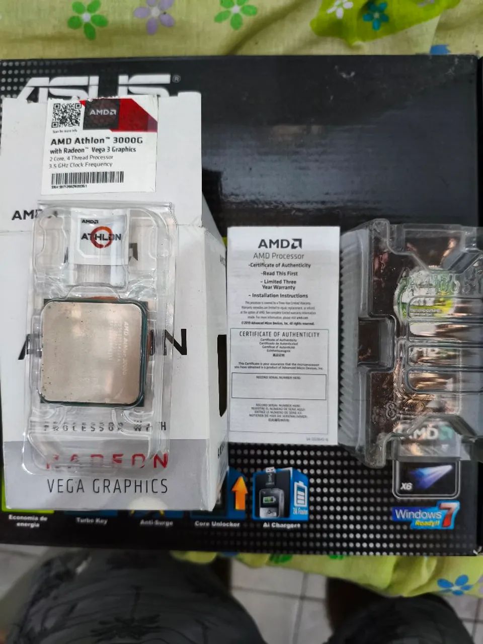 Processador Athlon 3000g com vídeo integrado. (sem cooler)  - Foto 3