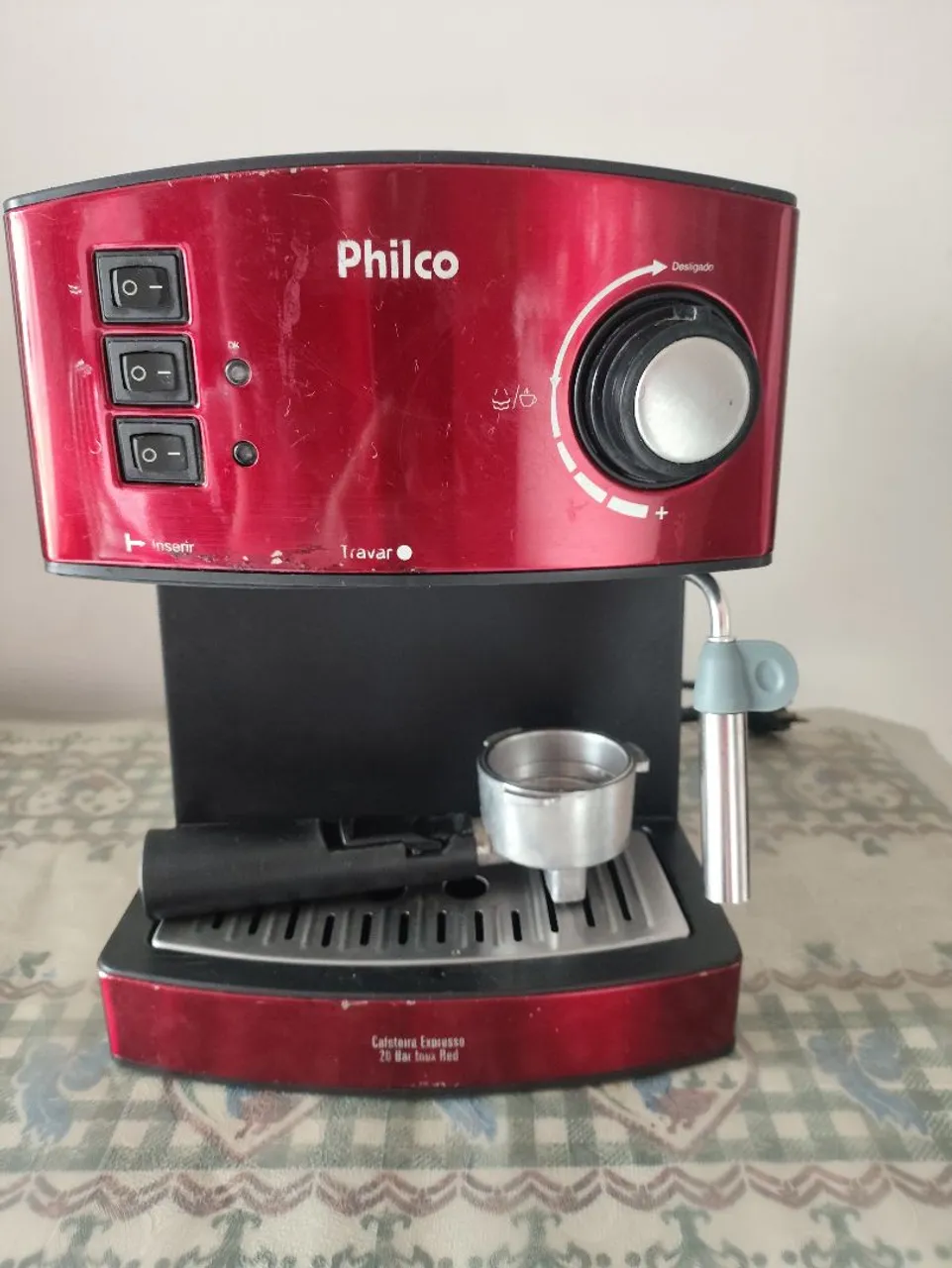 Cafeteira Expresso Philco 20 Bar Inox Red