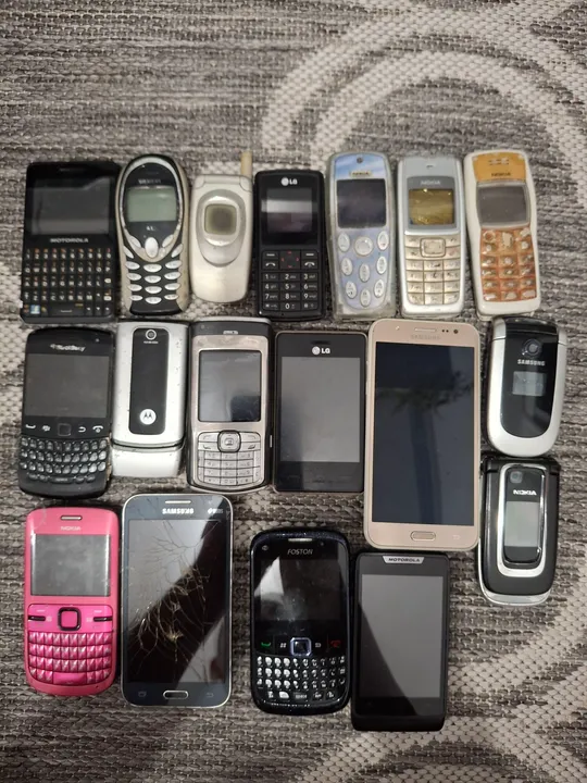Celulares,bateria e carregadores
