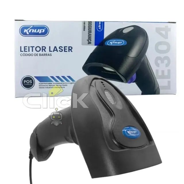 Leitor de Código de Barra KP-Le304 (ac. cartões e entregamos)
