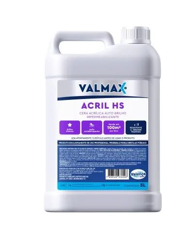 VALMAX CERA ACRILICA ACRIL HS 5L CX C/2
