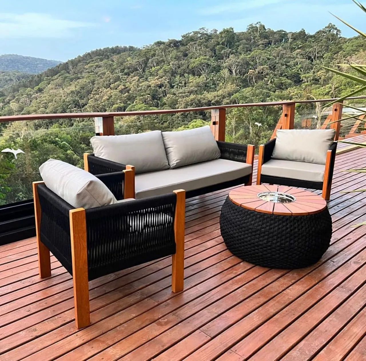 Conjunto de Sofás para Área Externa - Novo