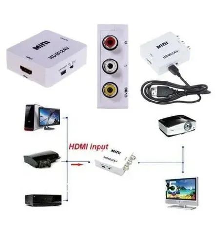 Conversor De Hdmi Para RCA Video Composto AV Adaptador64617794361346123