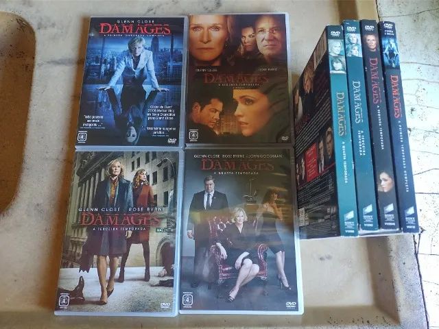Damages A Série 4 Temporadas Box 12 Dvds - Foto 3