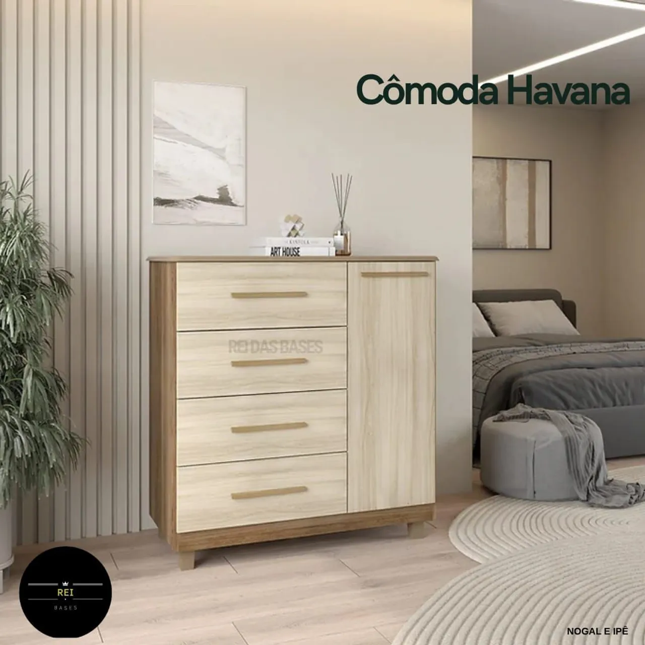Cômoda Havana - Design Moderno e Elegante Nova desmontada na caixa