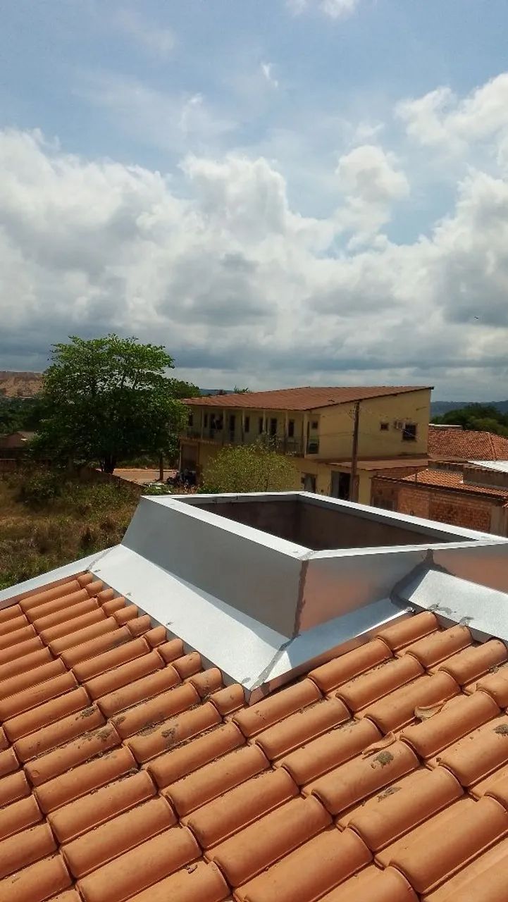Calhas, Chaminés, Rufos e pingadeiras .