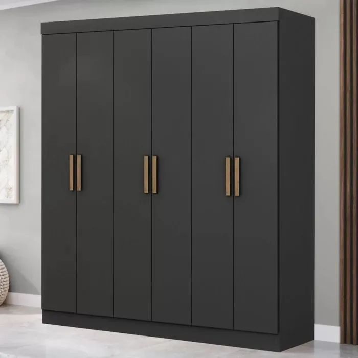 Guarda roupa 6 portas 100% MDF com pés  - Foto 3