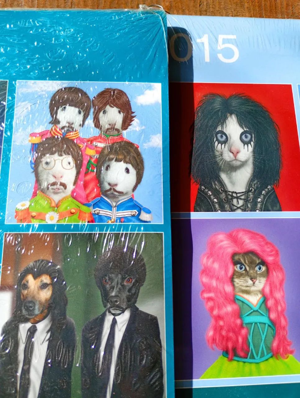2 calendarios pets rock lacrados - Foto 3