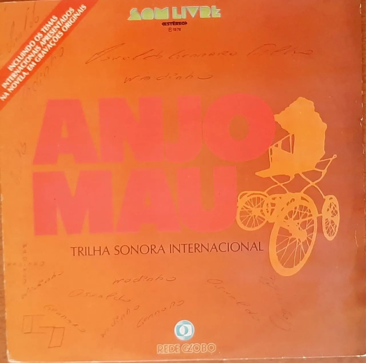 LP Vinil: Trilha Sonora da novela Anjo Mau