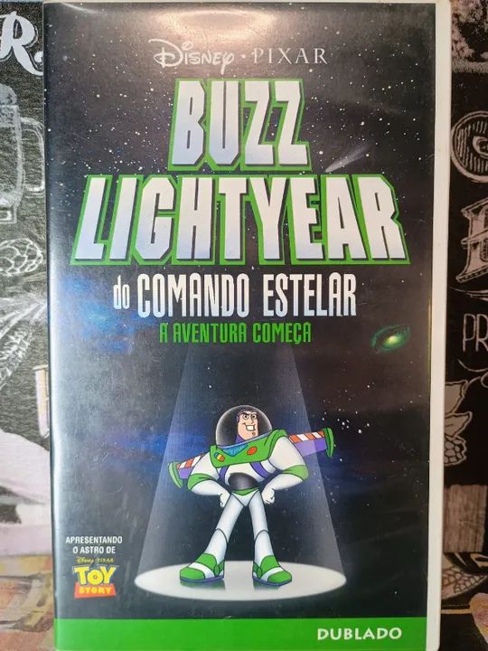 Vhs Disney Pixar - Buzz Lightyear do Comando Estrelar - A Aventura Começa