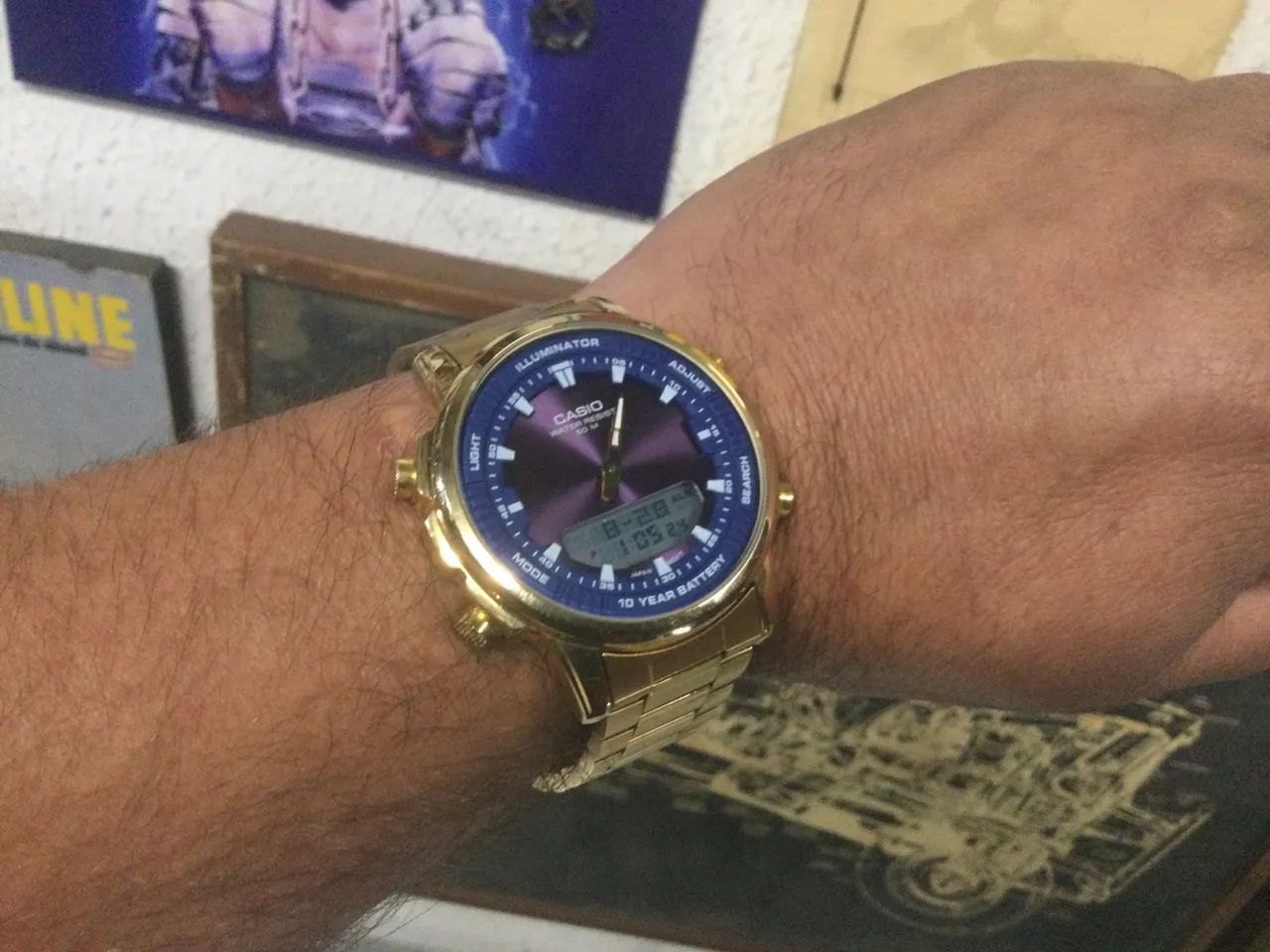 Relógio Casio Dourado - Original