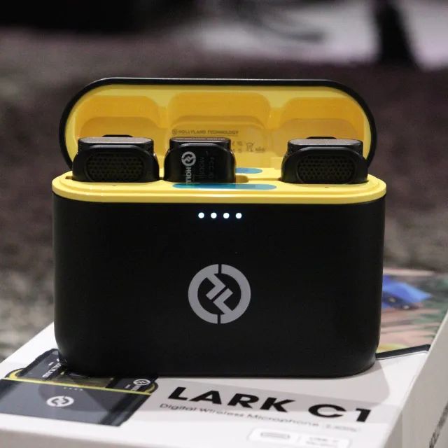 Microfone de Lapela Duplo Hollyland Lark C1 Duo USB-C