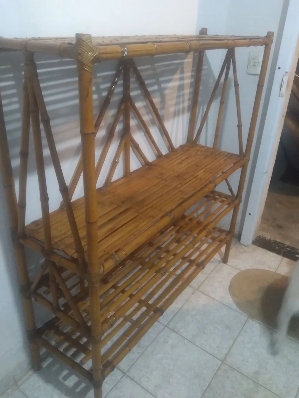 Estante de bambu rustico 64850627990018121