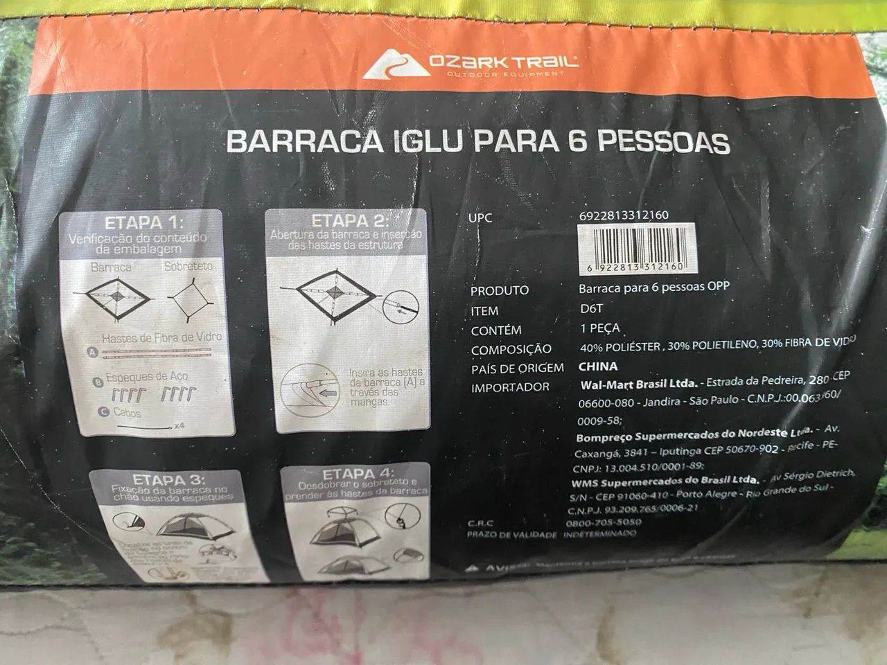 Barracas de Camping 6 Pessoas - Impermeável e Leve - Foto 2