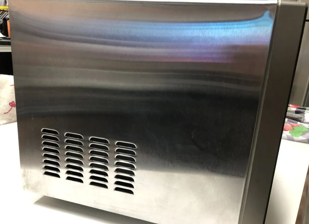 COM DEFEITO LEIA ANUNCIO Microondas Panasonic 30L Grill Usado - Foto 3