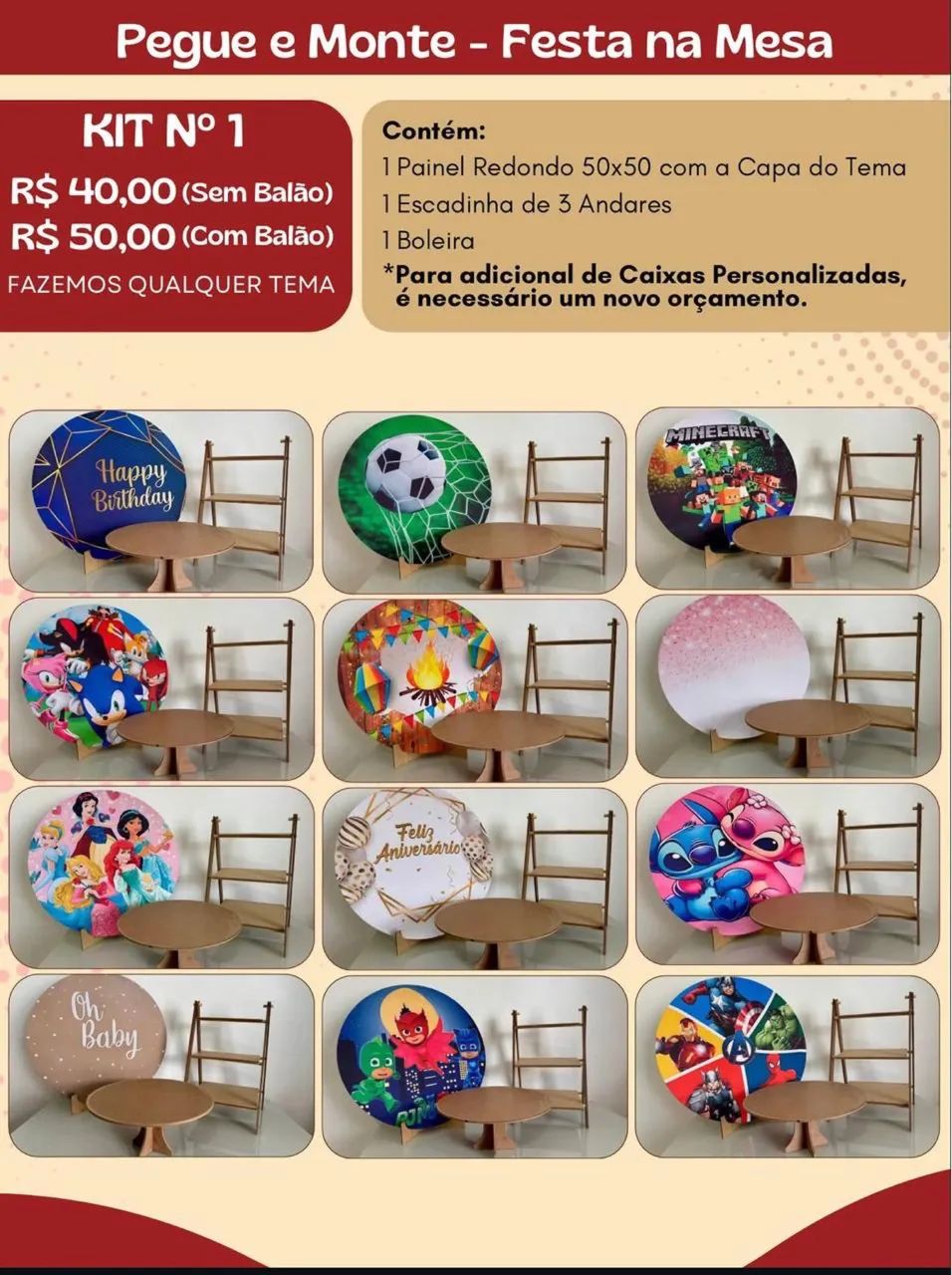 Personalizados e kit pegue e monte  - Foto 3