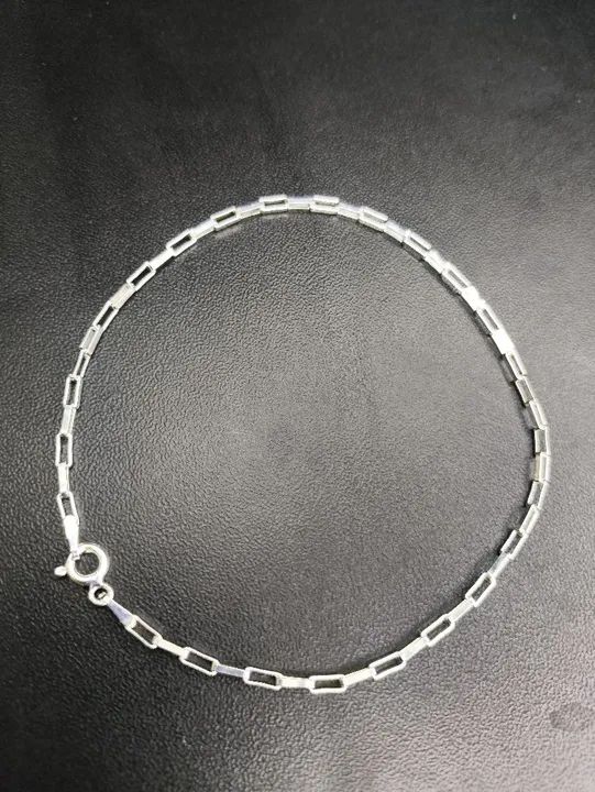 Pulseira Masculina Prata 925 - Corrente Curb - Foto 5