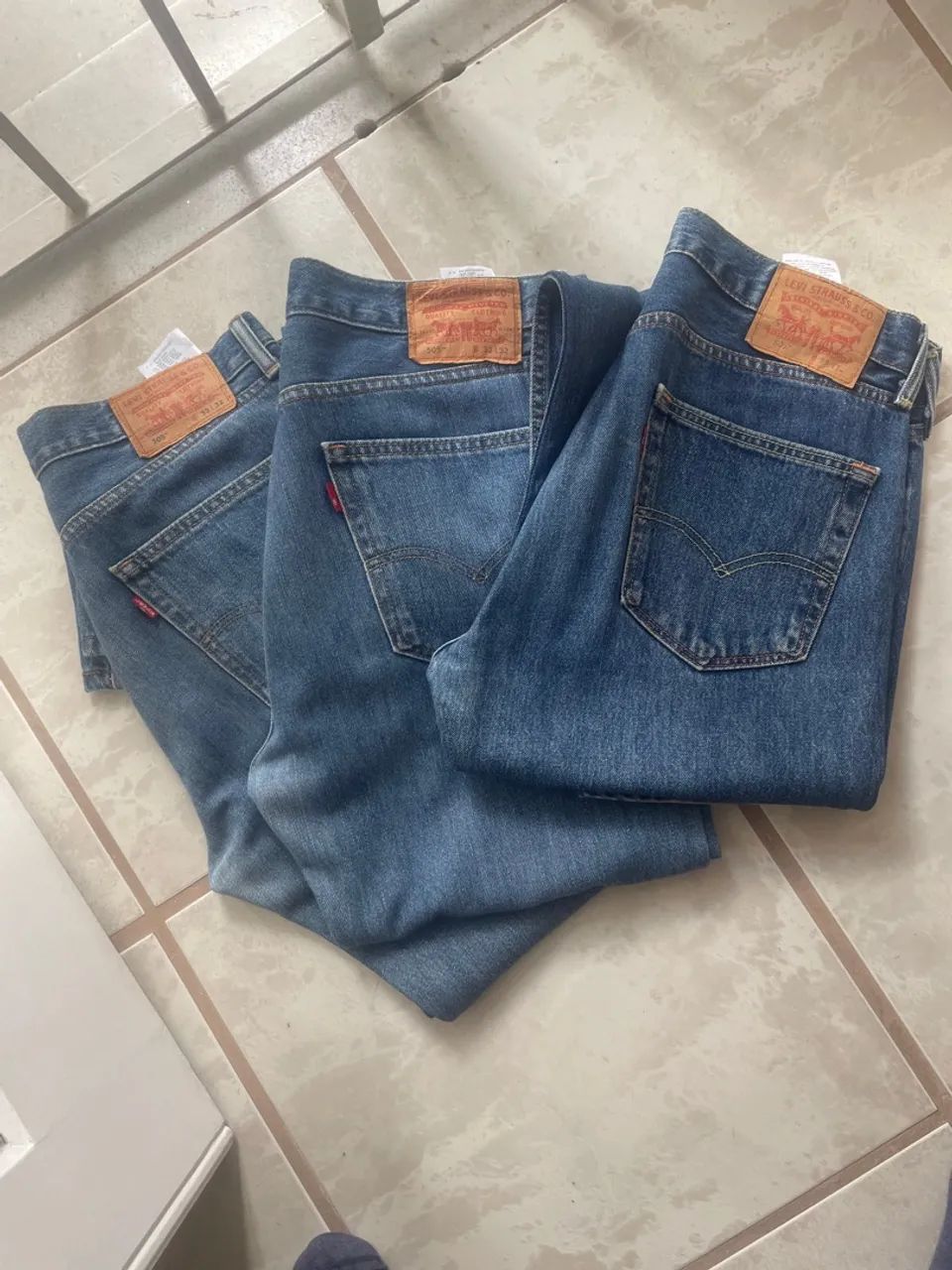 JEAN LEVI?S  505 ( lote com3 unidades )