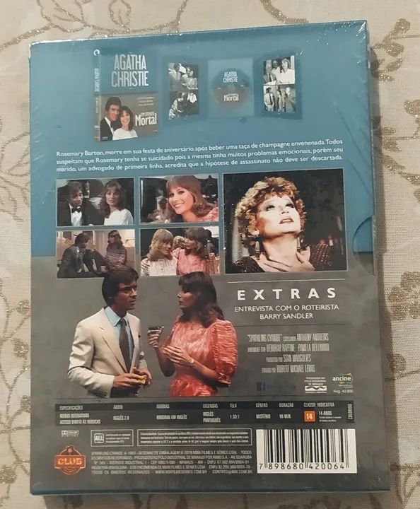 DVD Um Brinde Mortal - Agatha Christie - Foto 2
