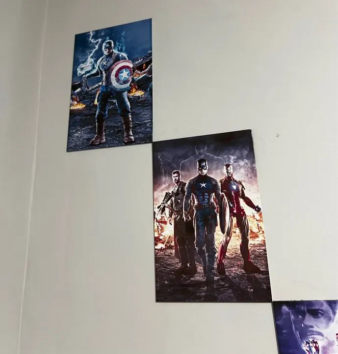 Vendo 3 quadros da MARVEL 