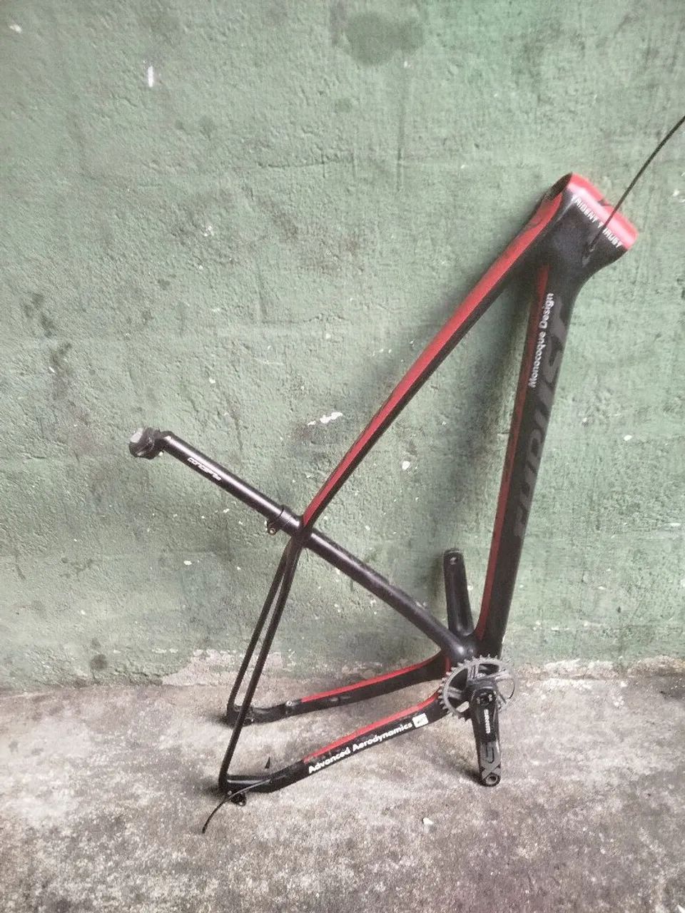 Quadro de Bicicleta Aro 29 carbono tamanho 19 - Foto 3