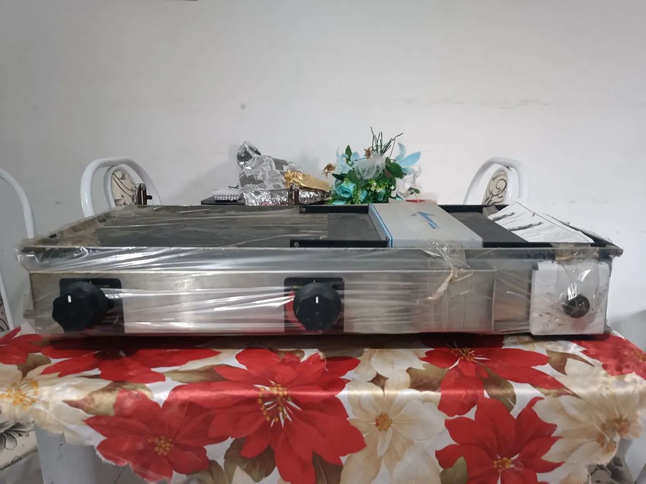 Chapa industrial para hambúrguer e espetinho  - Foto 2