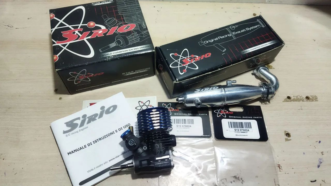 Motor Sirio 12 com Pipa e duas Birelas Novo na cx ! - Foto 3