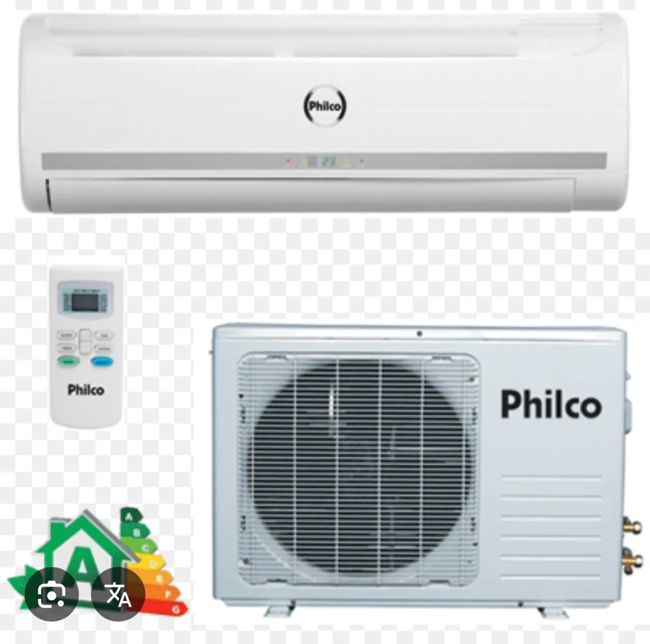 Ar Condicionado Split Philco 9000 BTUs com Controle Remoto
