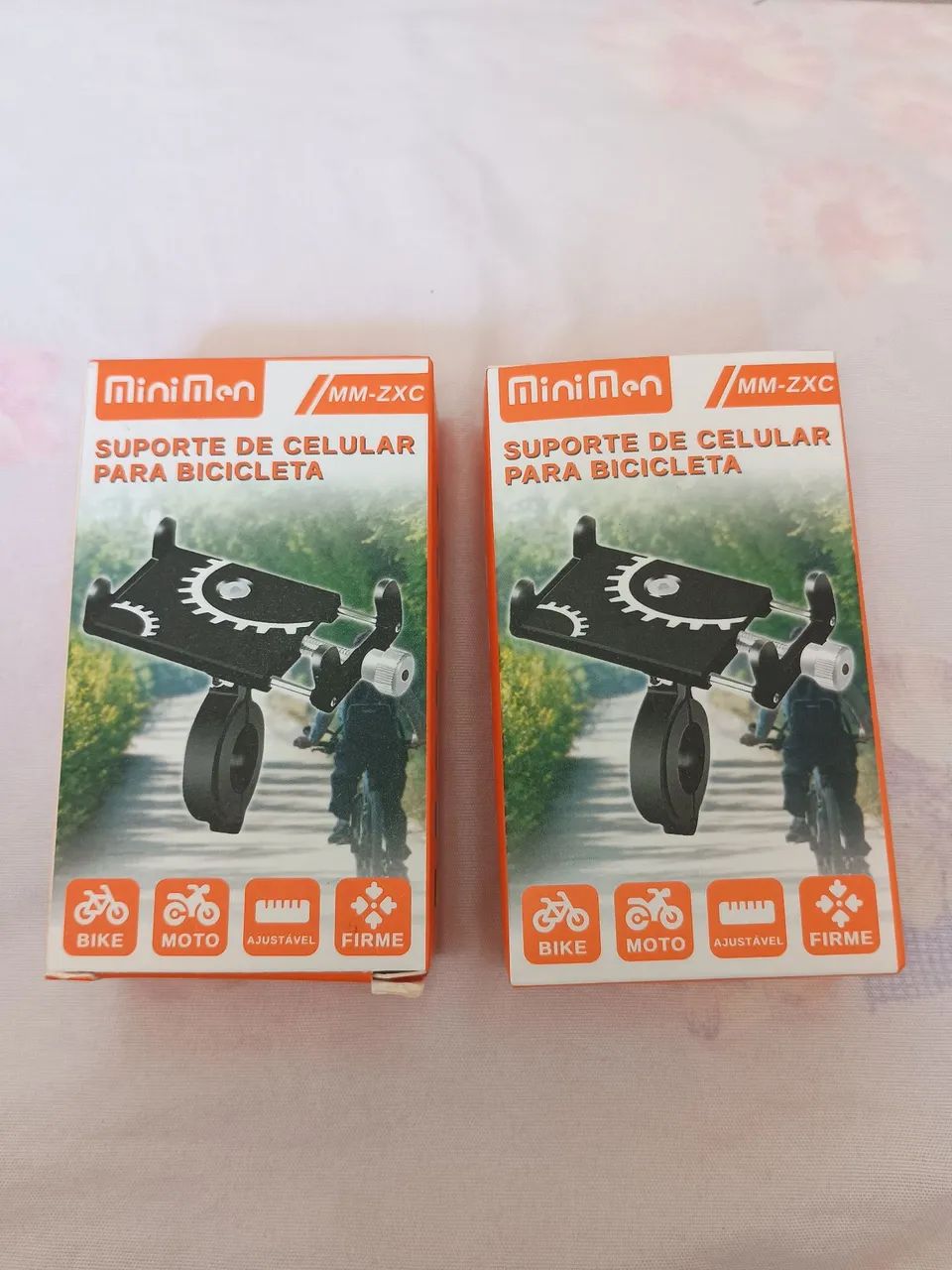 Suporte para celular para moto todo em alumínio 23,00 Reais. De - Foto 2