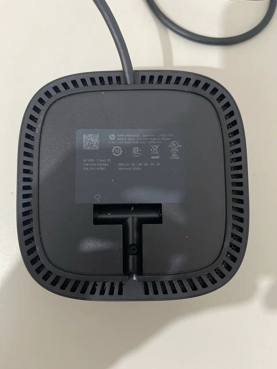 Estação De Ancoragem Hp Usb-c Dock G5 Para Notebook + Fonte 120W - Foto 5
