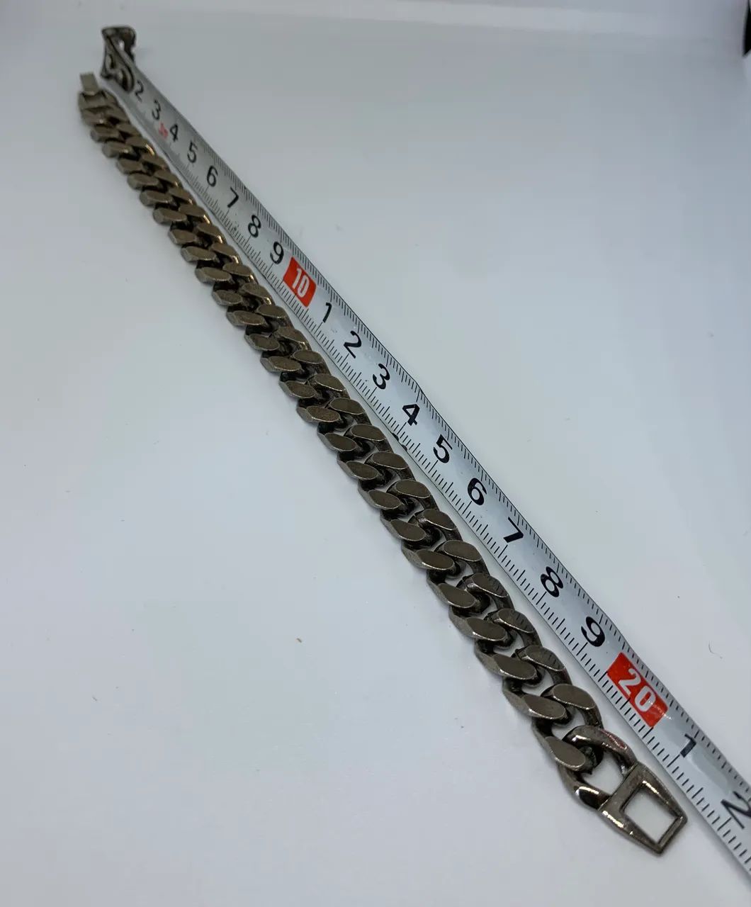 pulseira grossa com marcação k18gf - Foto 5