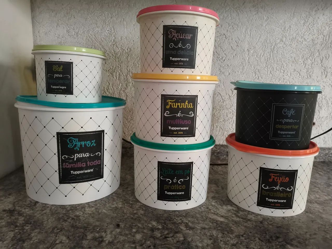 Jogo de potes Tupperware para cozinha - Foto 2