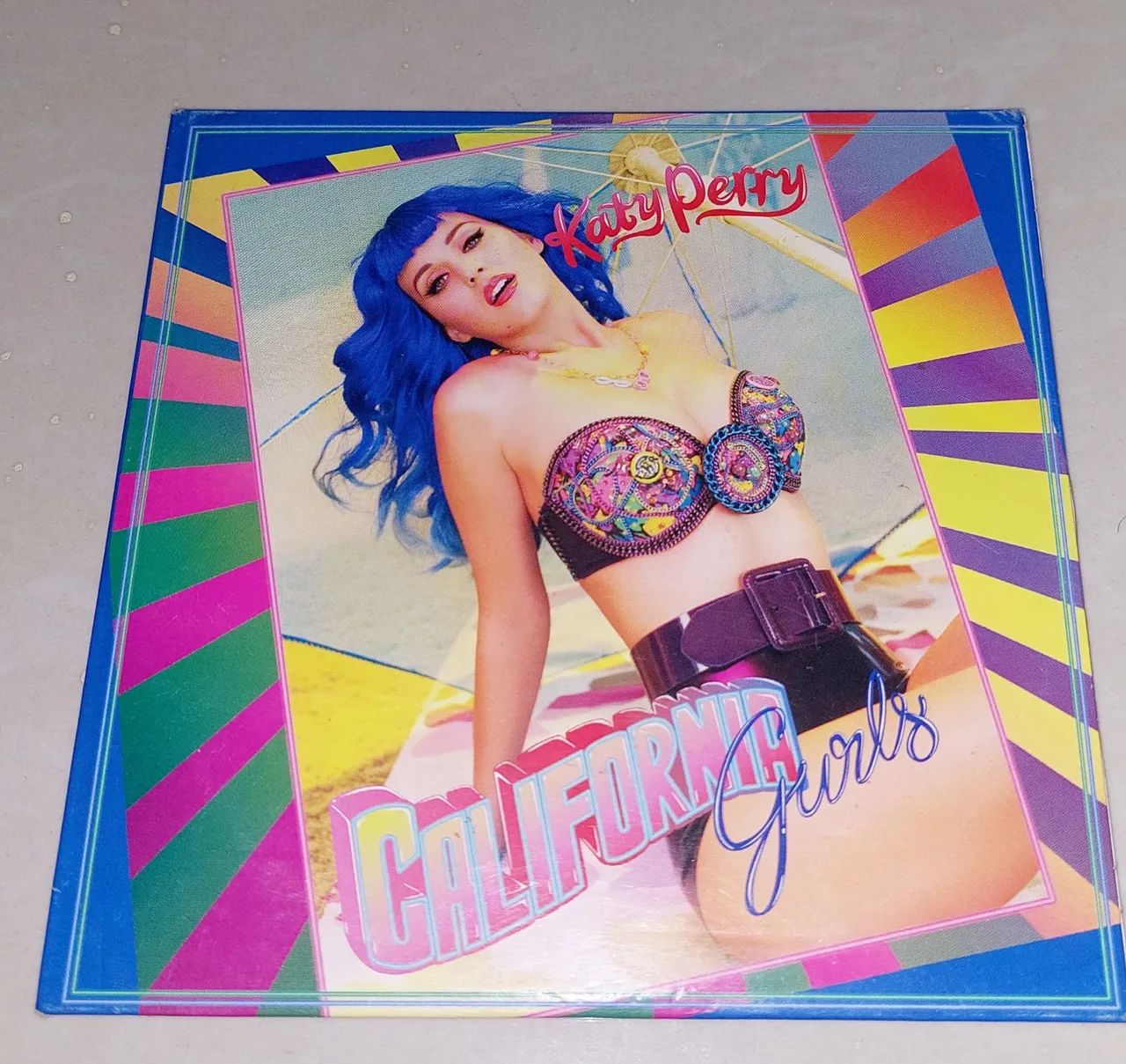 Cd single card Katy Perry California Gurls/ Hot n cold