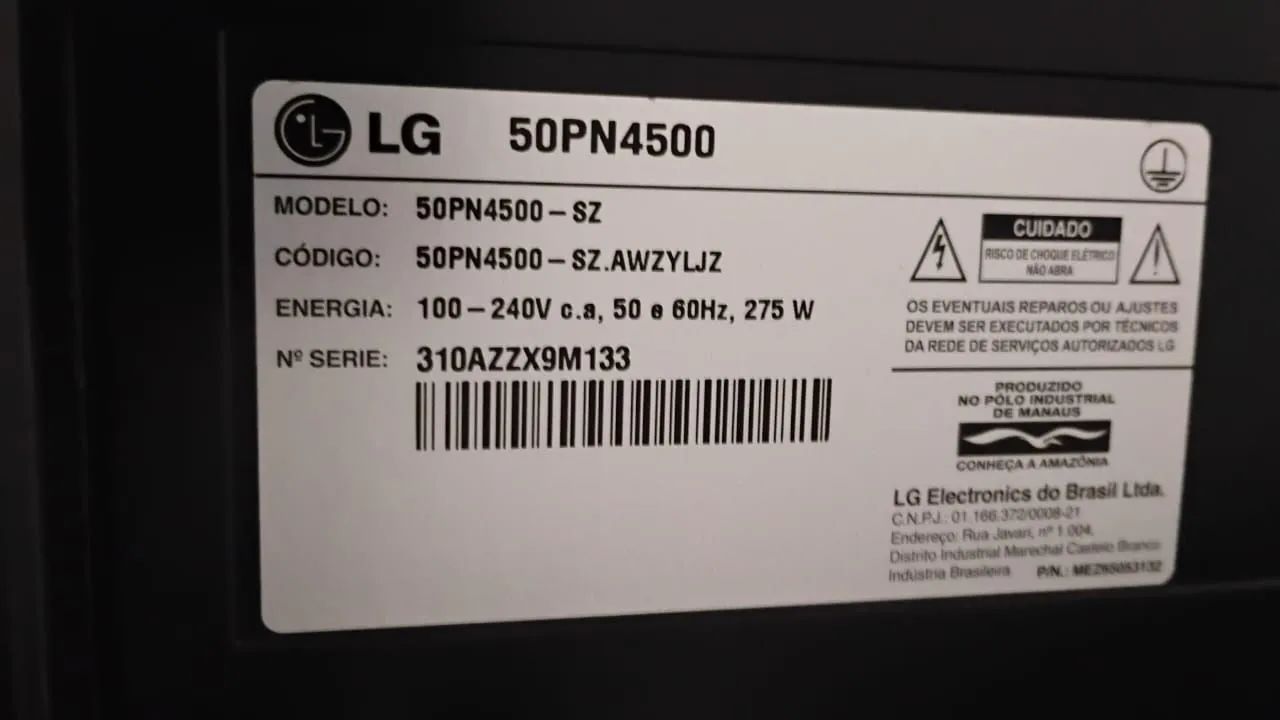 TV LG 5O polegadas - Plasma - Foto 2