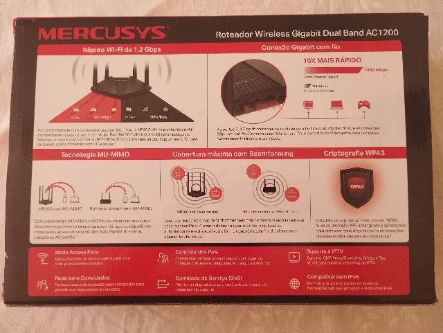 Roteador Mercusys AC1200 - Foto 2