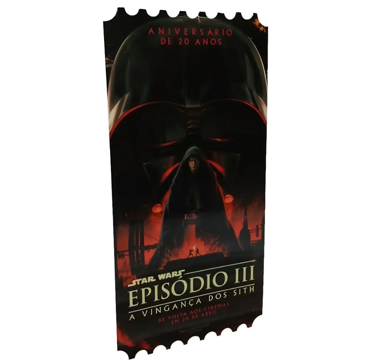 STAR WARS III A Vingança dos Sith Pôster e Card Ingresso