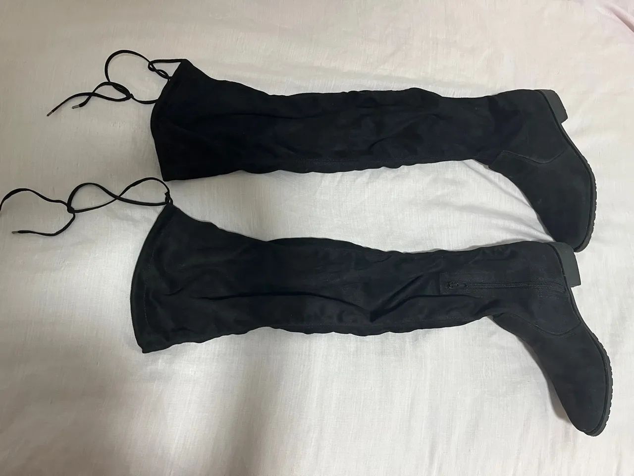 Botas Over Knee Pretas N: 37