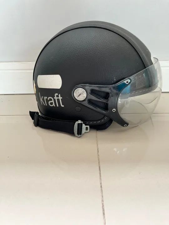 Capacete Kraft Preto - Foto 3