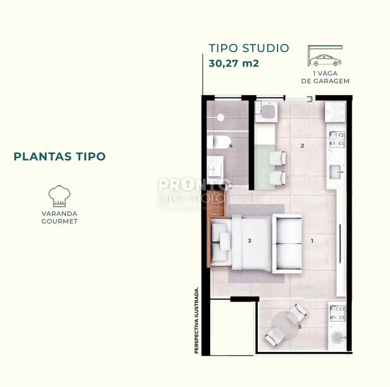 Flat Naturê Eco Residência, unidade não informado 122, Centro