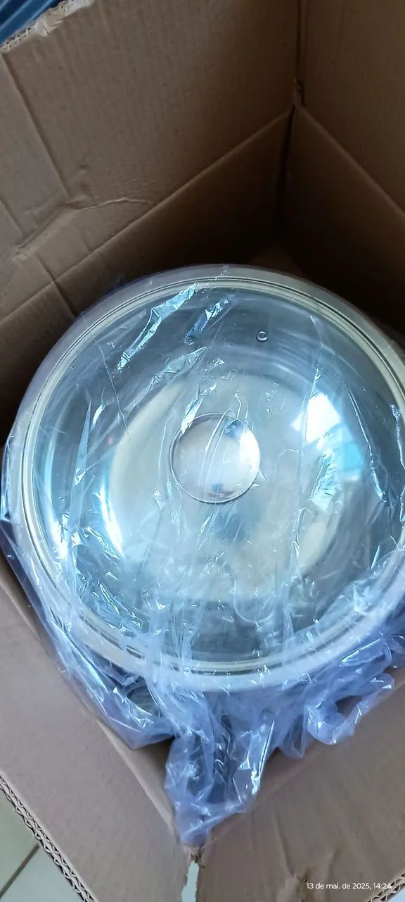 Réchaud de Aço Inox com Tampa PROMOÇÃO 