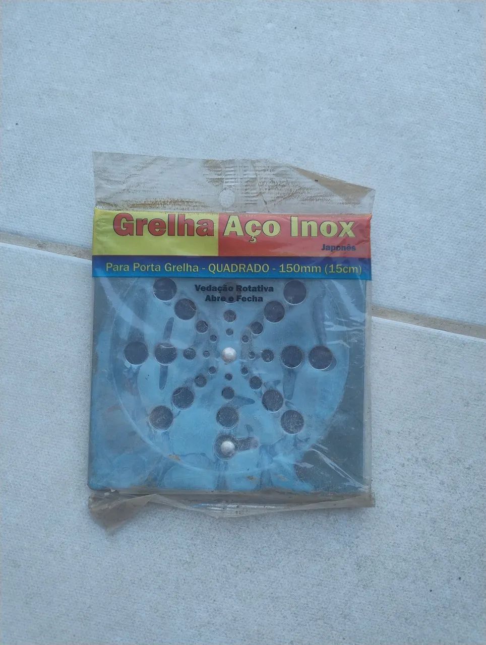 Grelha ralo aço inox